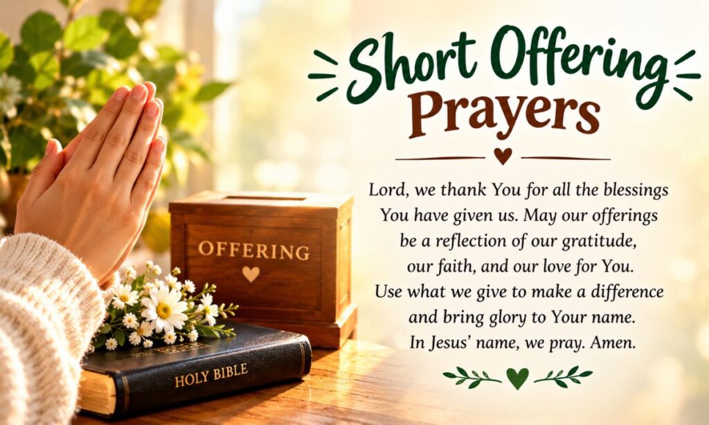 Short Offering Prayers